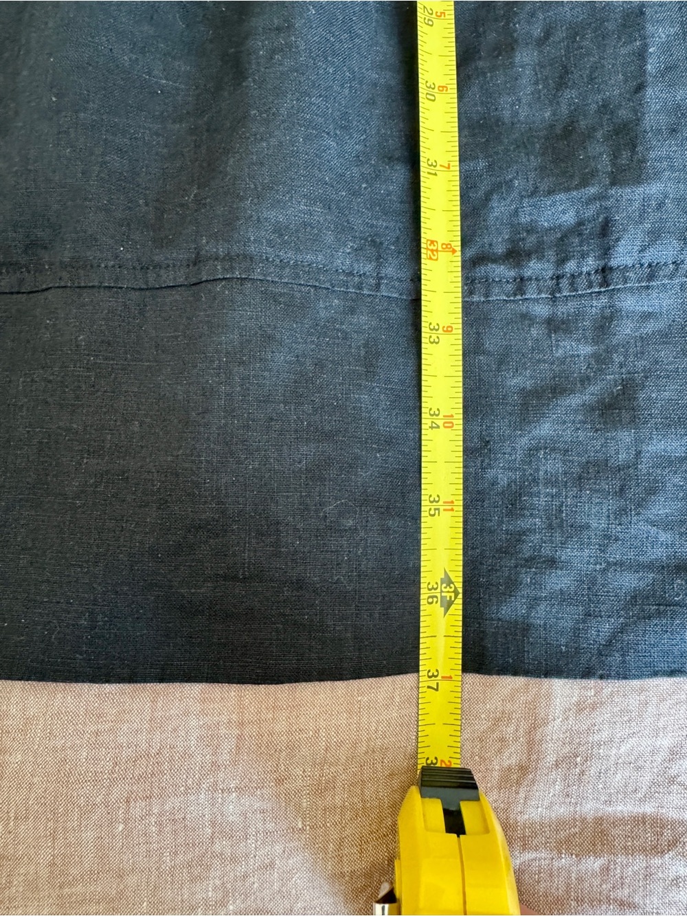 Quince Black Sleeveless Pintuck Linen Tunic - Picture 7 of 9